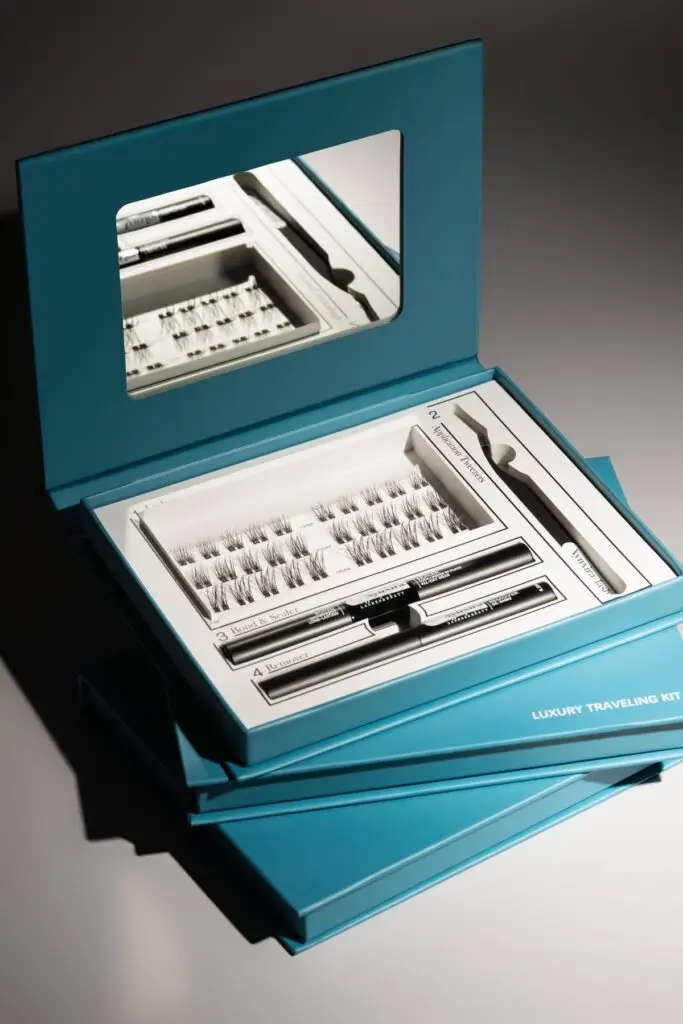 Gestapelde Xynxira Luxury Traveling Kits