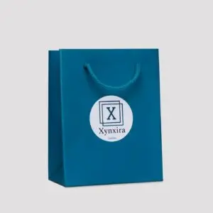 Xynxira Mini Gift Bag in blauwe beauty bag